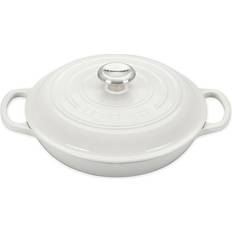 Le Creuset White Signature with lid 10.5 "