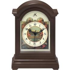 Black Table Clocks Infinity Instruments 9" Old World Map Antique Table Clock