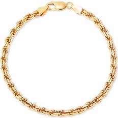 Saks Fifth Avenue Gold - Men Jewelry Saks Fifth Avenue Rope Link Bracelet - Gold