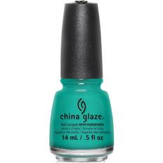 China Glaze Nail Lacquer Turned Up Turquoise 0.5fl oz