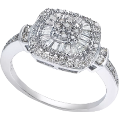 Macy's Vintage Inspired Ring - White Gold/Diamonds