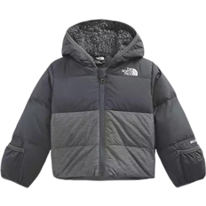 Down Jackets - Girls Children's Clothing The North Face Baby North Down Hooded Jacket - Vanadis Grey