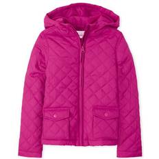The Children's Place Girl's Uniform Quilted Puffer Jacket