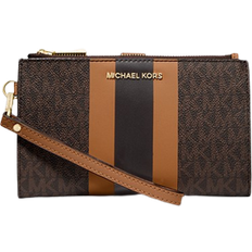 Michael Kors Adele Logo Stripe Smartphone Wallet - Brn/Acorn
