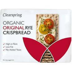 Brød, Kjeks og Knekkebrød Clearspring Organic Original Rye Crispbread 200g