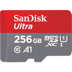 256 GB Minnekort SanDisk Ultra MicroSDXC Class 10 UHS-I U1 A1 150MB/s 256GB