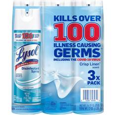 Disinfectants Lysol Disinfectant Spray, Crisp Linen Scent 19 oz, 3