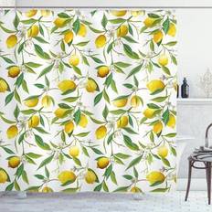 84 inch shower curtain Ambesonne Lemons 69" X 84" Shower