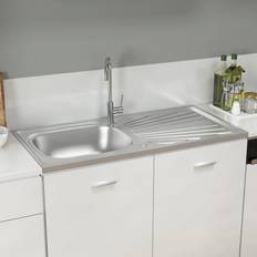 Oppvaskbenker vidaXL Kitchen Sink with Drainer