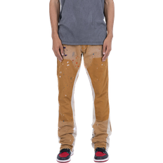 Washed Flare Sweatpants - Brown, mnml