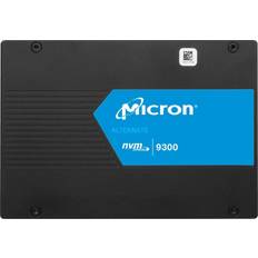 Crucial Micron 9300 PRO Series MTFDHAL7T6TDP-1AT1ZABYY 2.5' U.2 7.68TB PCI-Express 3.0 x4 NVMe 64-layer 3D TLC NAND Enterprise Solid State Drive