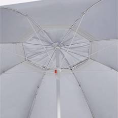 Hage & Utemiljø vidaXL Beach Umbrella with Side Walls Sand