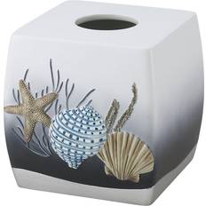 Silver Tissue Box Covers Avanti Linens Blue Lagoon Boutique Tissue Box Cover