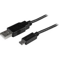 USB Cable Cables StarTech 3 ft Mobile Charge Sync USB to Slim Micro USB Cable Smartphones A to Micro Charge