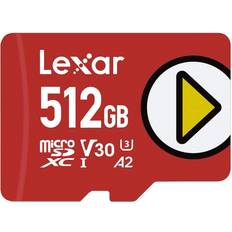 LEXAR 512 GB Memory Cards LEXAR Play MicroSDXC Class 10 UHS-I U3 V30 A2 150MB/s 512GB