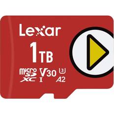 Memory Cards LEXAR PLAY microSDXC Class 10 UHS-I V30 U3 A2 150MB/s 1TB