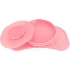 Untersetzer reduziert Twistshake Click-Mat Mini Plate Pastel Pink