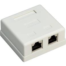 Goobay 2RJ45 Cat6 STP Adapter F-F