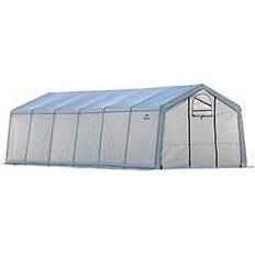 Freestanding Greenhouses ShelterLogic GrowIt Walk-Thru Greenhouse 24x12ft Stainless Steel