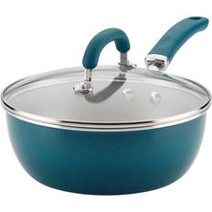 Cookware on sale Rachael Ray Saute Pans Teal with lid