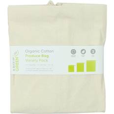 Grün Stofftaschen A Slice of Green Pack 3 Organic Cotton Produce Bags