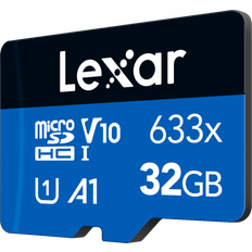 32 GB - SDHC Minnekort LEXAR High-Performance microSDHC Class 10 UHS-I U1 V10 A1 633X 32GB