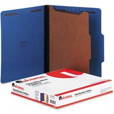 Blue Magazine Files Universal Bright Colored Pressboard Classification Folders, Divider, Letter