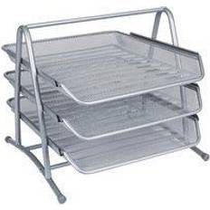 Q-CONNECT 3 Tier Letter Tray Silver