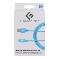Spillkontroll - og konsollstativer Floating Grip 3M Silicone USB-C Cable Blue