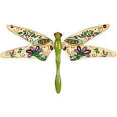 Evergreen Boho Dragonfly Figurine 14.6"