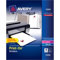 Binders & Folders on sale Avery Customizable Print-On Dividers, 8-Tab, Letter, 25