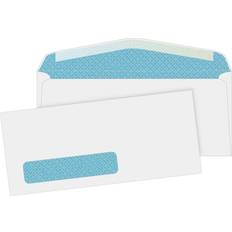 Window Envelopes Business Source No. 10 Tinted Diagonal Seam Window Envelopes 500-pack