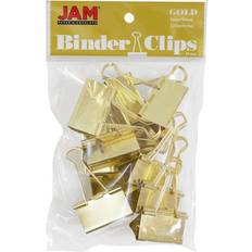 1 inch binder clips Jam Paper 1 1/2" 12pk Colorful Binder Clips