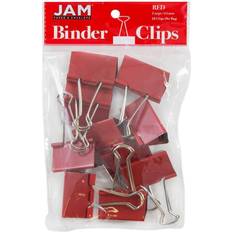 1 inch binder clips Jam Paper 1 1/2" 12pk Colorful Binder Clips