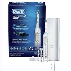 Case Included Electric Toothbrushes & Irrigators Oral-B Genius X Rechargeable Electric Toothbrush White