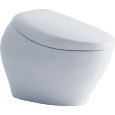Toto one piece toilet Toto Neorest NX1 One-Piece Elongated Toilet with 1.0 GPF & 0.8 GPF Dual Flush in Cotton, MS900CUMFG#01
