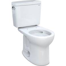 Toilets Toto Drake 1.6 GPF Round Bowl Toilet, 17-3/16"W x 26-3/8"D x 30-1/8"H, Colonial White