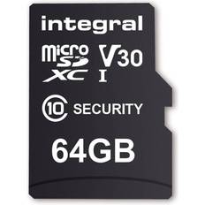 Integral Minnekort Integral MicroSDXC Class 10 UHS-I V30 100/60 MB/s 64GB