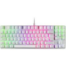 Mars Gaming Keyboard MKREVOPROWRES White RGB