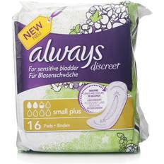 Always Binden Always Discreet Sensitive Bladder Incontinence Pads Liners Small Plus 12-pack