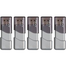 PNY Turbo Attaché 3 32GB USB 3.0 (5-Pack)