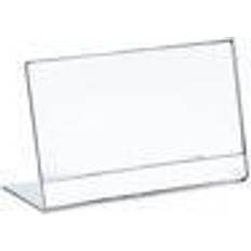 Clipboards & Display Stands on sale Azar Displays Horizontal Slanted, L-Shape Acrylic Sign Holder