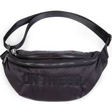 Barn Midjevesker Childhome On The Go Water Repellent Belt Bag in Puffer Black Puffer Black One Size