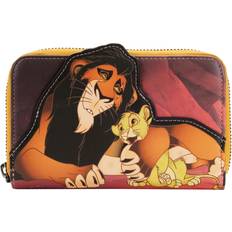 Wallets & Key Holders Loungefly Lion King Villians Scene Scar Ziparound Wallet - Brown/Yellow - One-Size