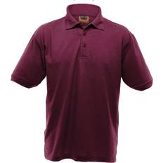 UCC 50/50 Mens Heavyweight Plain Pique Short Sleeve Polo Shirt