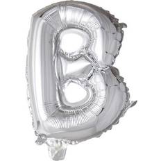 Fiesta Letter Balloons B 100cm Silver