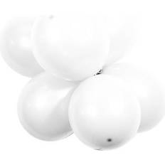 12 White Latex Balloons 75 Count