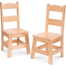 Chair Melissa & Doug and Wooden Chair Pair