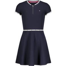 Girls - S Dresses Children's Clothing Tommy Hilfiger Toddler Girls Quarter Zip Dress - Navy Blue