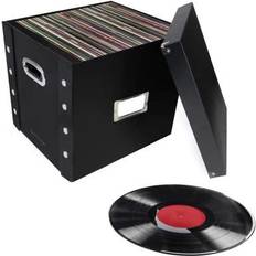 Novogratz Helix Vinyl Record Storage - Black